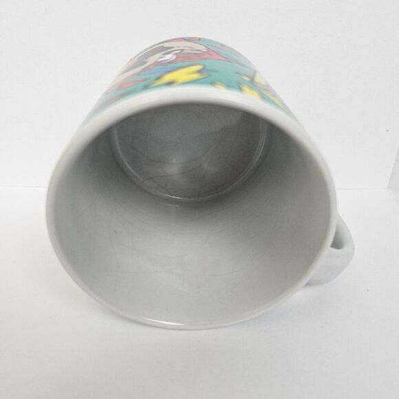 Vintage Coffee Cup Mug 1993 Warner Brothers Sylvester Tweety Bird Taz Bugs Bunny - Picture 5 of 11